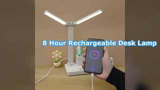 لامپ LED قابل شارژ میز کنترل لمسی 8 ساعت باتری