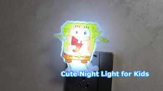 Switch Control Light Kids Gift Cartoon Safe Light Night for Kids Baby Sleep