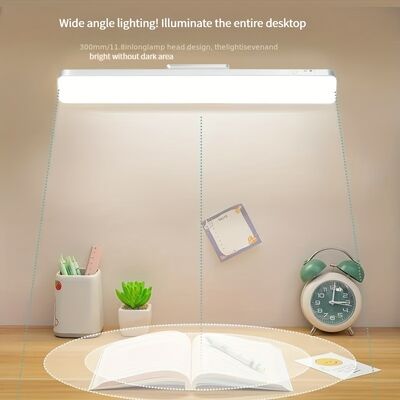 چراغ مطالعه LED لمسی مدرن با چراغ های شبانه کنترل از راه دور، آویز مغناطیسی، چراغ های کابینت و میز