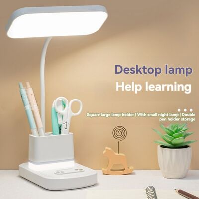 Multiple Brightness Levels Chargeable Desk Lamp Including Rechargeable Battery and Energy LED Lights