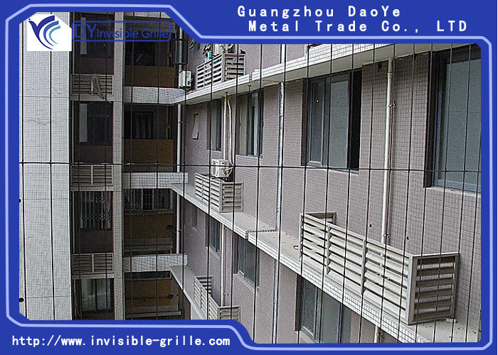 درجه های فولاد ضد زنگ مشترک برای مشبک های نامرئی 316 برای پنجره پنجره مشبک نامرئی