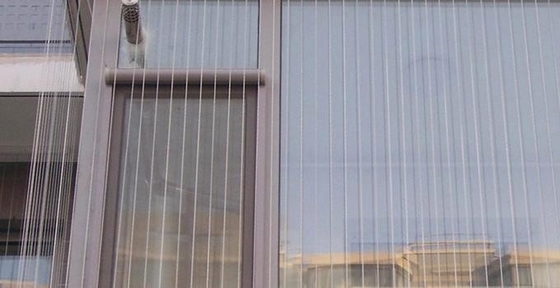 آسان برای تمیز کردن و شفاف پنجره های نامرئی شبکه برای دید بالا