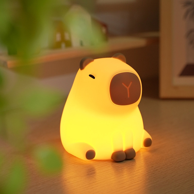 USB شارژر کمر نور کابارا نور شبانه سیلیکون نور شبانه اتاق خواب کودکان چراغ میز کنار تخت