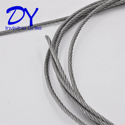 316 سیم نیلونی پوشش2.0mm بالکن شبکه نامرئی ترکیب امنیت