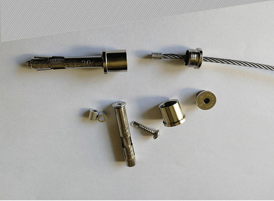 ريسک بالکن نامرئي سياه 316 سيم 12 1 و پوشش نايلون 2.0mm
