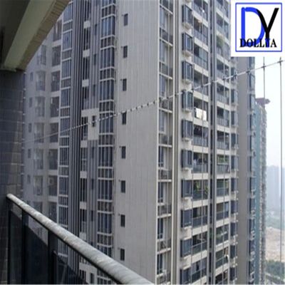 316 Stainless Steel Window Invisible Grille with 400 kg Tensile Impact and 5cm Wire Distance Gap