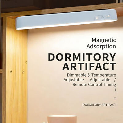 چراغ مطالعه LED مغناطیسی ضد تابش نور، شارژ USB، 3 دمای رنگ، تنظیم نور بدون پله