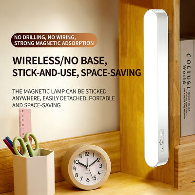 چراغ مطالعه LED مغناطیسی ضد تابش نور، شارژ USB، 3 دمای رنگ، تنظیم نور بدون پله