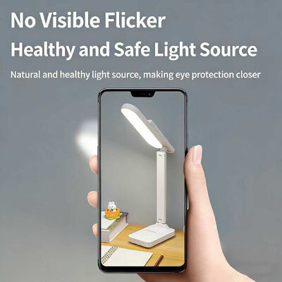 چراغ رومیزی منبع تغذیه الکتریکی با ارائه دمای رنگ 3500-6500K ایده آل برای روشنایی کار، میز مطالعه و دفتر کار خانگی