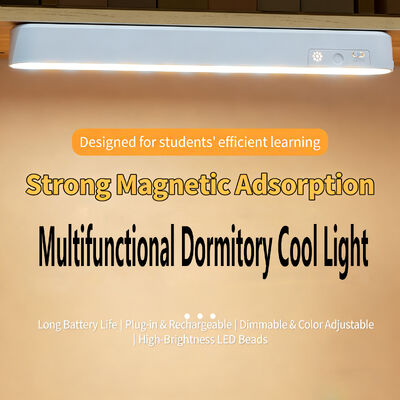 CE FCC Certified Rechargeable Magnetic Lamp Electric Powered Lighting Compact Lighting Solution for Study Room Bedroom