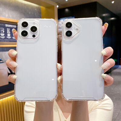 قاب محافظ تلفن همراه ضد آب شفاف TPU برای آیفون