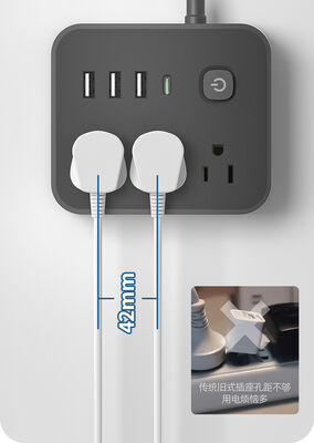 ولتاژ ورودی پریز برق قابل حمل 100-240 ولت AC استاندارد