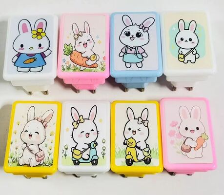 چراغ چراغ دیوار نصب پلاستیکی نرم درخشش نور شب برای خانه اتاق خواب حمام کودکستان