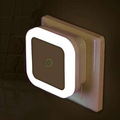 Plug In Night Lamp Incorporating Safe Plug In Power Source Nighttime Illumination