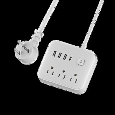 110 ولت 220 ولت AC کابل ضد آتش سوزی سوکت برق استاندارد زمین گیری امن راه حل توزیع برق سنگین برای تجاری