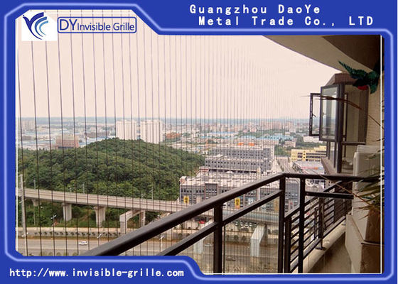 نمای بیرونی آلومینیوم ایمنی بیرونی کوره بالکن نامرئی 6 متر