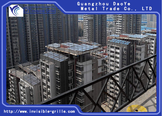 جلوپنجره مشبک ایمنی سیم آلومینیومی دارای درجه حرارت آتش