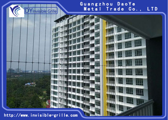 جلو پنجره مشبک نامرئی بالکن GI Screw 3.0mm