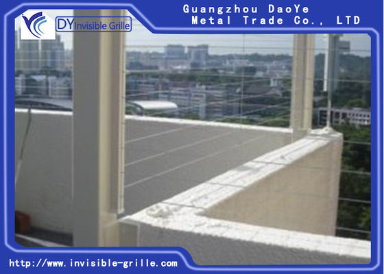 پنجره جلو پنجره ضد زنگ جلو پنجره مشبک نامرئی با مقاومت 170 کیلوگرم