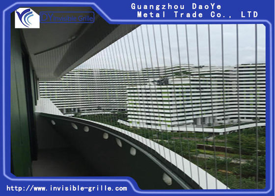 مشبک ضد زنگ جلو پنجره مشبک نامرئی بالکن