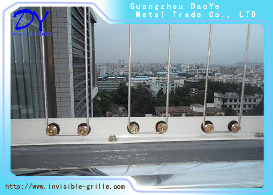 3 متر / مجموعه T3 Temper Invisible Grill Safety برای بالکن