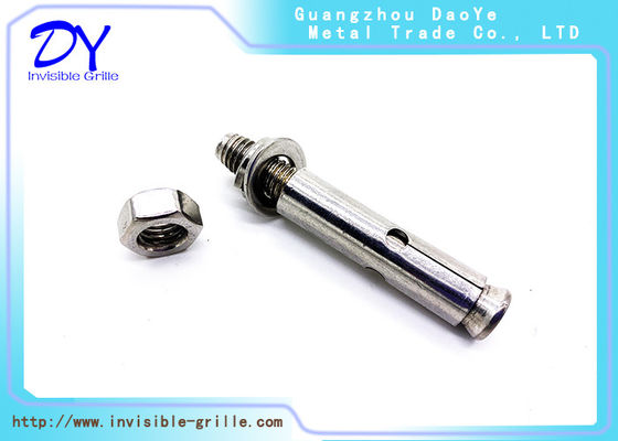 لوازم جانبی گریل نامرئی Expansion Bolt M6 برای ریل آلومینیومی هاردی
