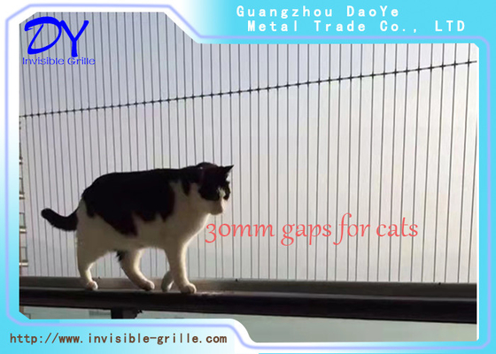 کوره های نامرئی 3 سانتی متری Gap High Rise Protect Pets Invisible برای بالکن خانه
