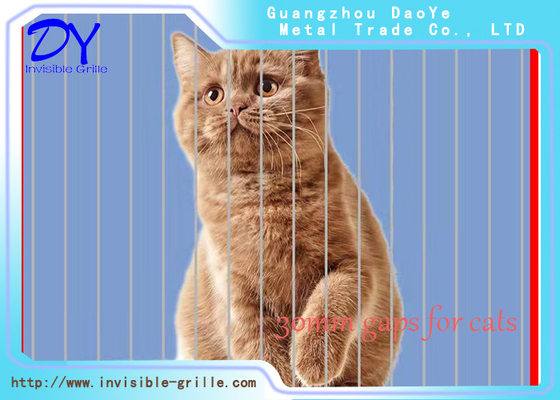 کوره های نامرئی ایمنی 3 سانتی متری Gap Protect Pets Safety برای بالکن خانه